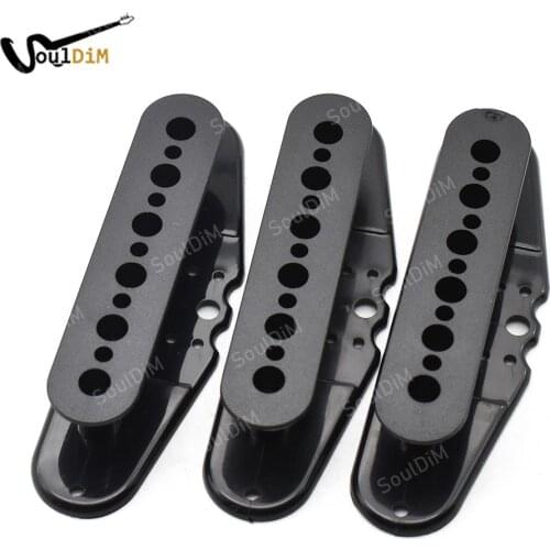 30pcs High Quality Plastic Electric Guitar Pickup Bobbins 48/50/52mm Pole Spacing Neck/Middle/Bridge Single Coil Pickup Bobbin