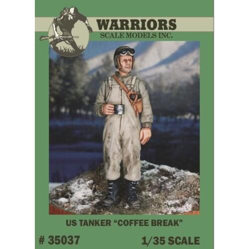 1/35 WWII US Tanker "Coffee Break" Resin Figure WARRIORS #35037 Unassembled Uncolored