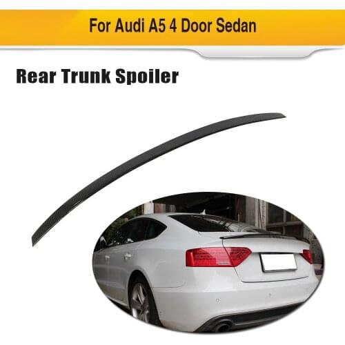Car Rear Wing Spoiler for Audi A5 Sedan 2009 - 2016 Rear Trunk Spoiler Wing Boot Lid