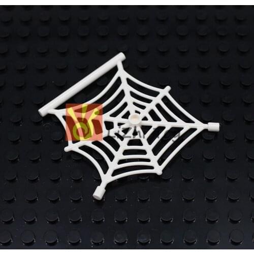 MOC Brick Parts 90981 Spider Web with Bar Classic Piece Building Block Toy Accessory