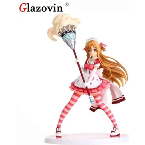 Glazovin Original BP Genuine Japanese Anime Sword Art Online Alicization Asuna Yuuki Maid PVC Action Figure Model Figurals