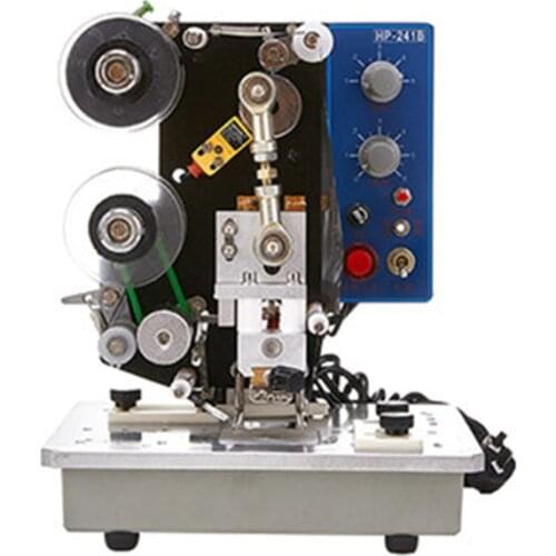 HP-241B Electric Ribbon Coding Machine Automatic Date Printing Machine Stamping label Hot Coding Machine