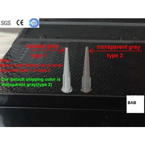 Free Shipping 100 pcs/lot 16GA Gray TT High Density Polyethylene UV Smoothflow Taper Tip for 1.25" Tip Fluid Dispensing Needle