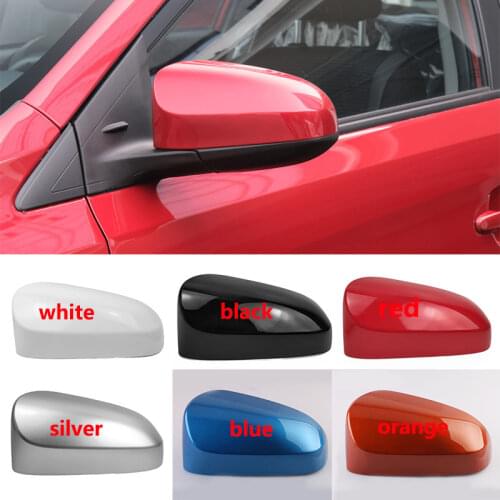 For Toyota Yaris 2012 2013 2014 2015 2016 2017 2018 2019 Outside Rearview Mirror Cover Wing Door Side Mirror Shell Cap House Lid