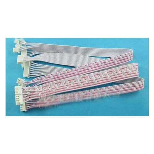 Tangda XH2.54 4P 30CM 300mmPlug shell Ribbon cable Double plastic shell double Red and white Ribbon cable
