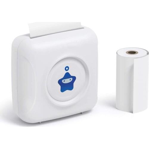 Portable Smart Photo Printer, Mini Pocket Wireless BT Thermal Printer Picture Photo Label Memo Receipt Paper Printers #R20