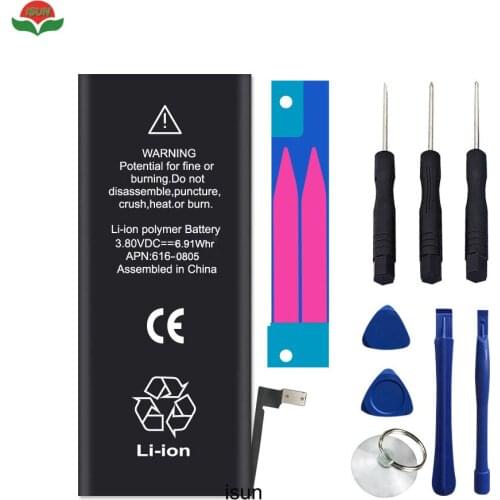 1810mAh 3.8V Li-ion Internal Battery Replacement for iPhone 6 6G Phone Battery With Repair Tools