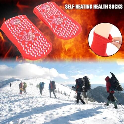 Tourmaline Self Heated Socks Outdoor Winter Sports Magnetic Therapy Warm Healthy Socks Warm Socks for Men Women Adults Hot Sale