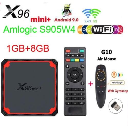 X96 Mini plus Android 9.0 tv box Amlogic S905W4 1G 8GB/2G 16G 2.4G&5.0G WIIF Set Top Box X96 MINI+ Ota update