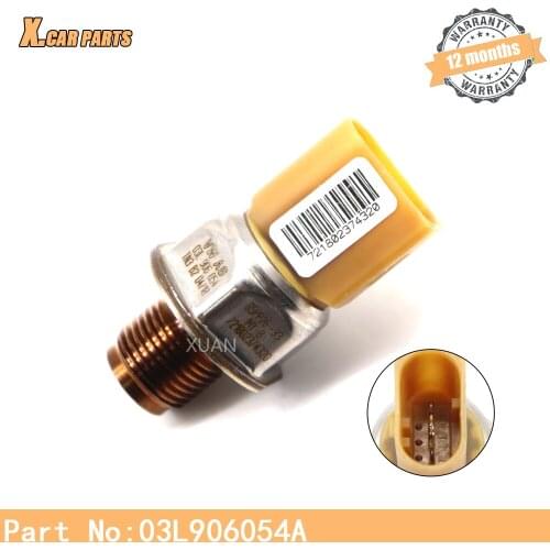 XUAN Fuel Rail Pressure Sensor Valve For Audi A3 A5 A6 Q5 Volkswagen Beetle Golf Passat 2.0L Diesel 03L906054A 057130764AB