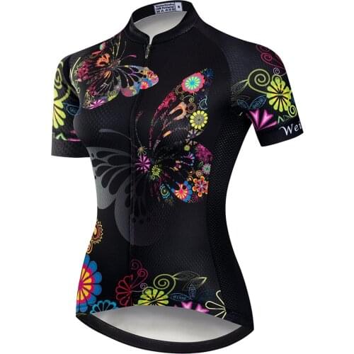 Cycling Jersey Womens Bike Shirt Short Sleeve Mountain Road MTB Top Bicycle Clothing Racing Riding Female Jackets Summer White