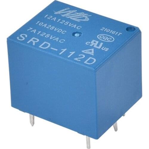 Relay SRD-05VDC-SL-C SRD-12VDC-SL-C SRD-24VDC-SL-C 250V AC Power Relay PCB Type 5V 12V 24V