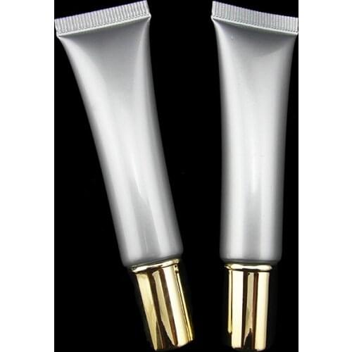 100pcs 15ml empty soft tube, cosmetic soft empty tube,15 ml plastic soft eye cream tube with Aluminium cap and PP plug
