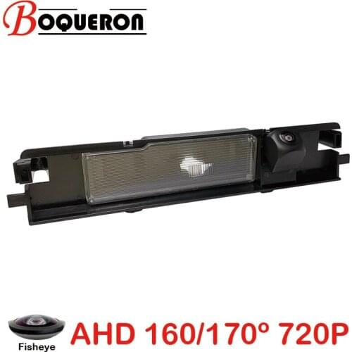 170 Degree 720P HD AHD Car Fisheye Rear View Reverse Camera For Toyota Yaris Vitz Echo Xiali Vizi For Geely Auto Jinying Ingang