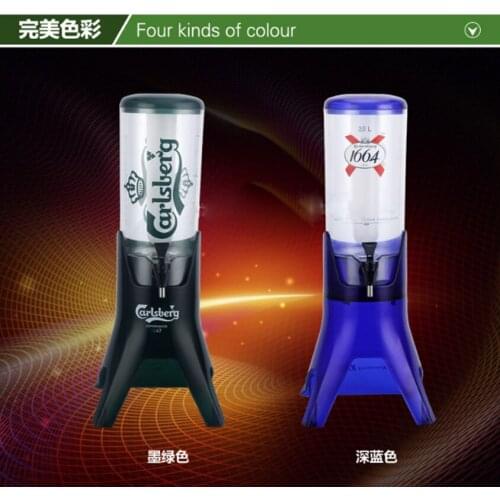 2020 new bar high-end 3L beer cannon 4pcs/lot dark green and blue