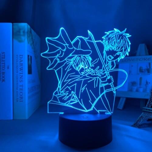 3d Led Light Anime Noragami for Bedroom Decorative Night Light Kids Brithday Gift Manga Room Table 3d Lamp Noragami