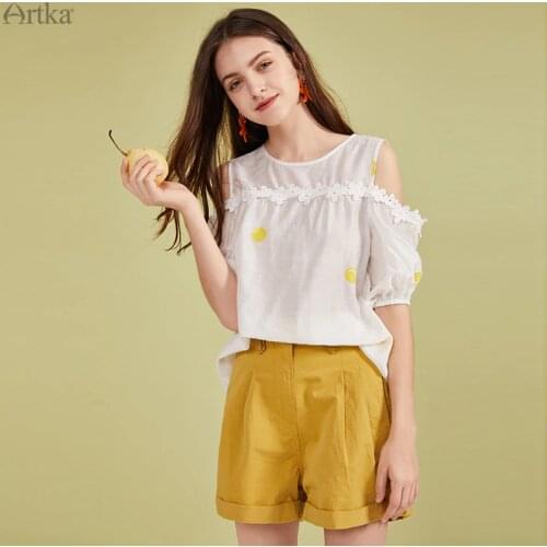 Блузки с открытыми плечами Artka China At AliExpress