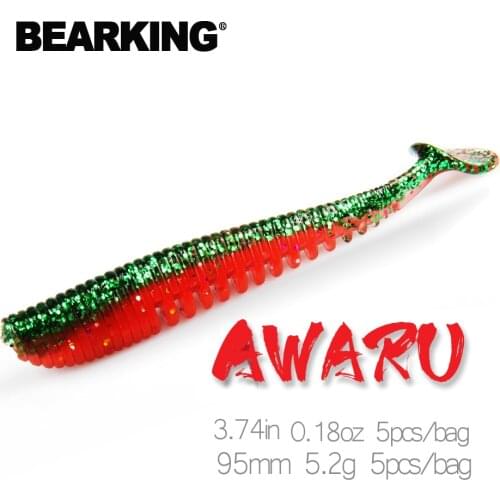 BEARKING 95mm 5.2g Fishing Lures soft lure Artificial Bait Predator Tackle jerkbaits for pike and bass