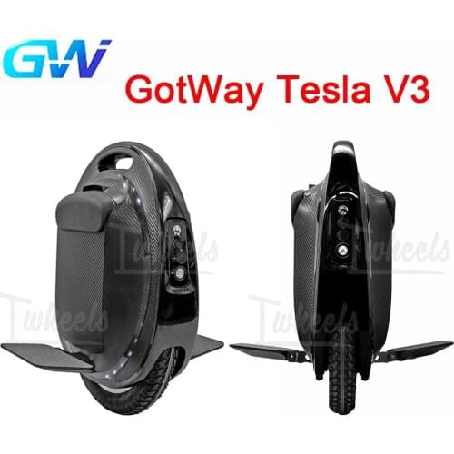 GotWay Tesla v3 Begode Tesla T3 electric unicycle 1500WH 2000W motor EUC