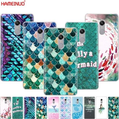 HAMEINUO Mermaid fish Cover phone Case for Xiaomi redmi 5 4 1 1s 2 3 3s pro PLUS redmi note 4 4X 4A 5A