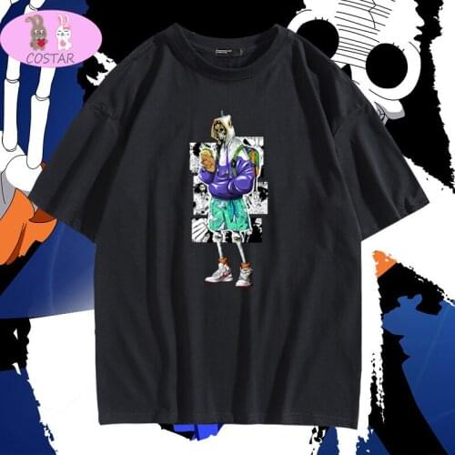 COSTAR Hot Anime Brook Printed Cotton Soft Wearing Fashion T-shirt Harajuku Unisex Tees