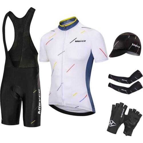 Summer Team Cycling Jersey Set Suits With Shorts Mountain Bike Clothing Mens Racing Bicycle Set 2021 Roupa Ciclismo Masculino