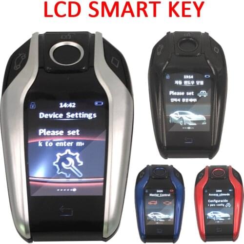 CF400 Upgrade Version CF500 LCD Smart Car Key shell With function of Original key and support keyless go function