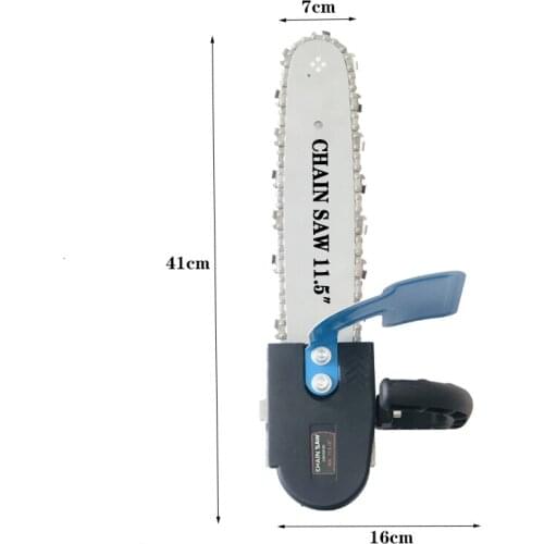 11.5 Inch M10/M14/M16 Chainsaw Bracket Changed Upgrade Electric Saw Parts 100 125 150 Angle Grinder Into Chain Saw