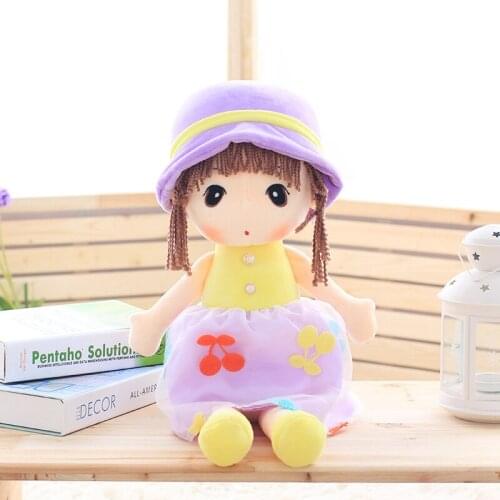 Baby Small Stuffed Toy beautiful girl Plush Doll for children Birthday gifts kids Christmas Gift for girlfriend 45/60cm