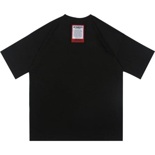 VETEMENTS Vermont 2021 early spring new letter print back VTM simple loose short sleeve T-shirt