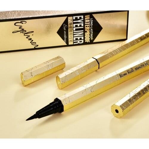 New Magic Self-adhesive Eyeliner Pen Glue-free Magnetic-free for False Eyelashes Waterproof No Blooming Eye Liner Pencil