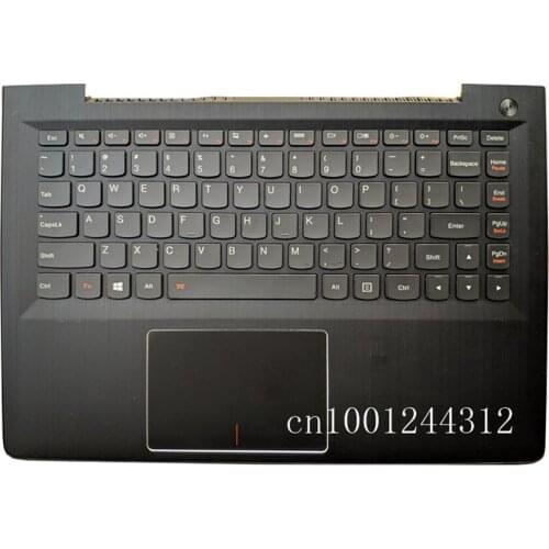 New Original for Lenovo Ideapad 500S-13ISK 300S-13ISK U31-70 palmrest upper case Cover with keyboard Touchpad NBX0001RC00