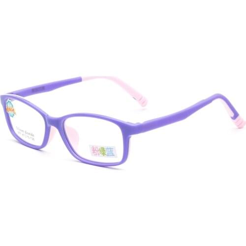 Childrens Glasses Frame Silicone Glasses Soft Silicone Glasses Inside Legs Sports Glasses for Male and Female Students