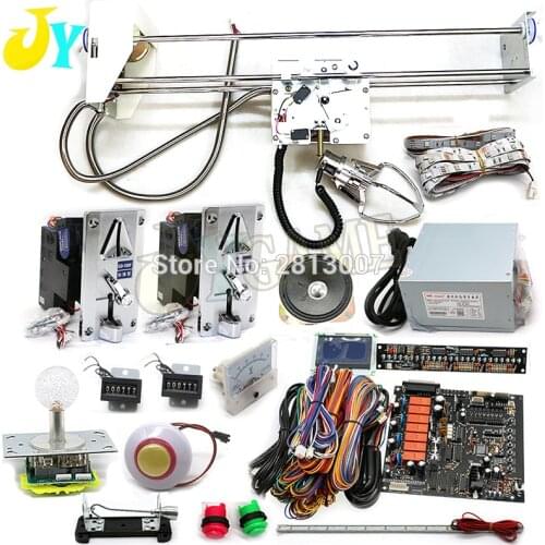 Plush toy vending machine Crane Game DIY kit Claw Game board 71cm Gantry 110V to 220V power supply coin acceptor joystick