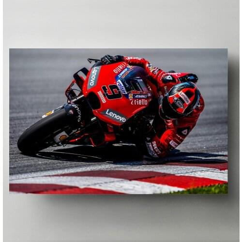 Modern Wall Art Canvas Paintings Ducatis Corse Racing Bike red sports Posters and Prints Living Superbike Picture For Room Decor