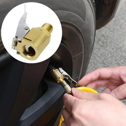 Car Tire Air Chuck Inflator Pump Valve Connector Compressor Car Brass Tire Repair Tools Car Accessories