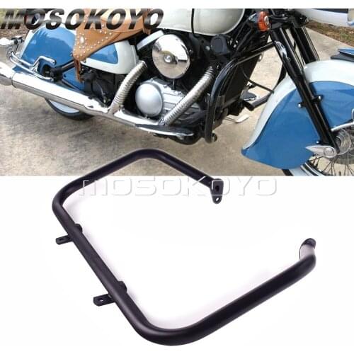 1-1/4" Black Motorbike Engine Guards Highway Crash Bar for Kawasaki VN1500 Vulcan 1500 Cruiser Classic Nomad Drifter 1996-2008