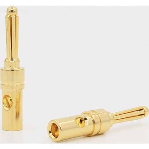 High Quality VB413G gold plated banana plug speaker cable banana plug