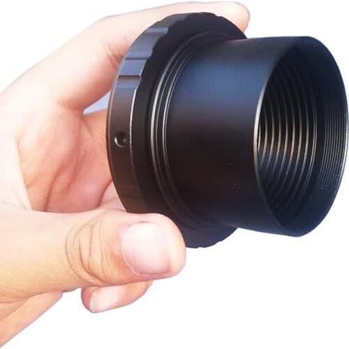 2inch to M48 Telescope T-mount Alloy Adapter M48x0.75 with Brand Camera Adapter Ring for Astronomical Telescope Photography