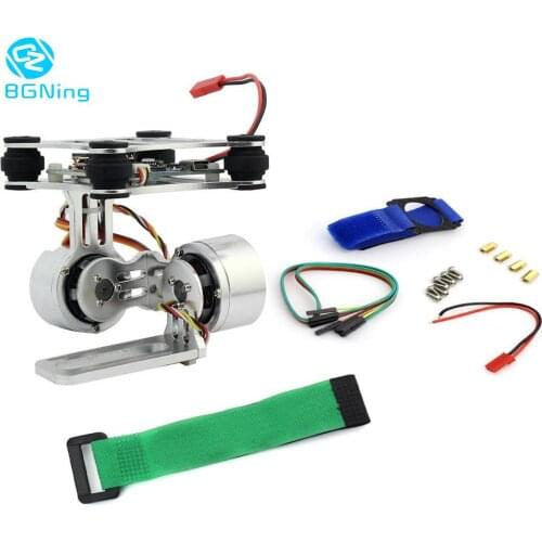 Aluminum 2-Axis Brushless Gimbal Camera Mount Controller for DJI OSMO Action for Gopro Hero 8 7 6 5 4 3+ for Trex 500 550 Drone