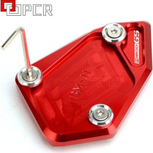 Motorcycle CNC Side Stand Enlarge Kickstand Extension LOGO R1200GS For BMW R1200 GS R1000GS R1200 ADV 2008 2009 2010 2011 2012
