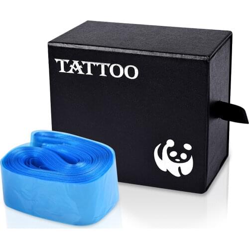 100Pcs/pack Disposable Blue Tattoo Clip Cord Sleeves Bags Covers Bags for Tattoo Machine Tattoo Accessory Permanent Makeup