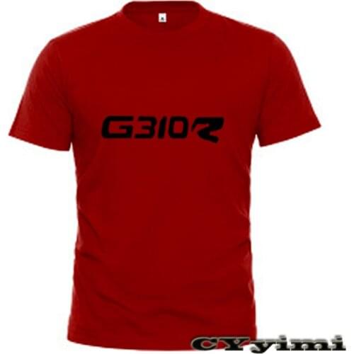 For BMW G310R T Shirt Men New LOGO T-shirt 100% Cotton Summer Short Sleeve Round Neck Tees Male