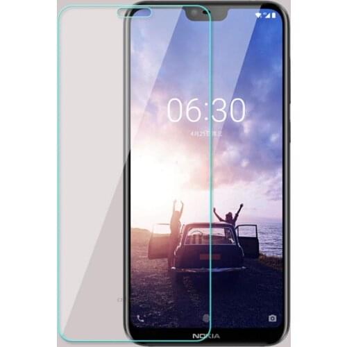 For Nokia X6 (2018) Tempered Glass Premium Screen Protector Film For Nokia X6 TA-1099 5.8" Anti Scratch