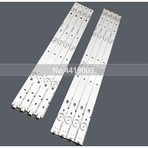 LED Backlight Strips (8pcs) CL-47-D407-R-V4 CL-47-D407-L-V4 For 47inch 47PFL5708/F7 47PFG4109/78 47PFL3188 PT470H1-DUJFFE