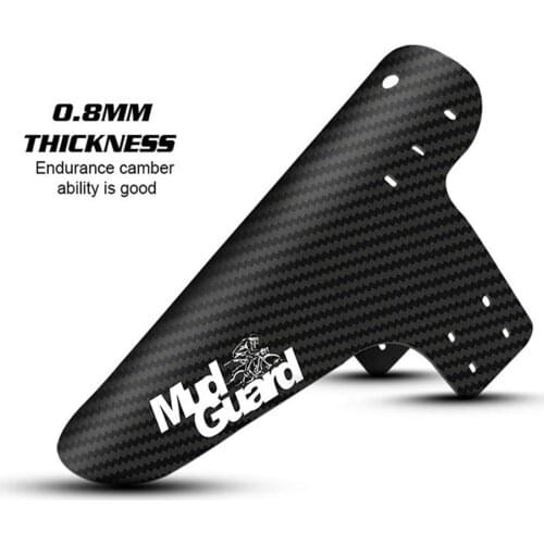 MTB Mountain Bike Bicycle Fenders Carbon Fiber Front/Rear Mudguard Road Bike Cycling Fixed Gear Bike Wings Mud Guard Accessories