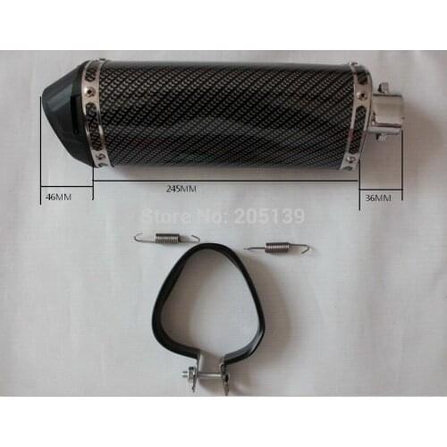 Motorcycle moto dirt pit bike 125CC 150cc escape moto Muffler Exhaust End Pipe akrapovic for honda yamaha kawasaki