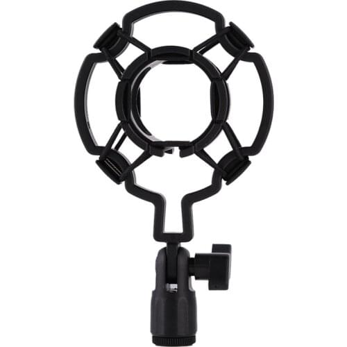Professional Universal 3KG Bearable Load Mic Microphone Shock Mount Clip Holder Stand Radio Studio Sound Recording Bracket Black