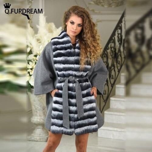 Женские натуральные дубленки Q.FURDREAM China At AliExpress