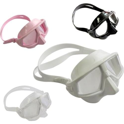 Adjustable Free Diving Goggles Anti-fog Waterproof Snorkeling Scuba Dive Glasses H4GF